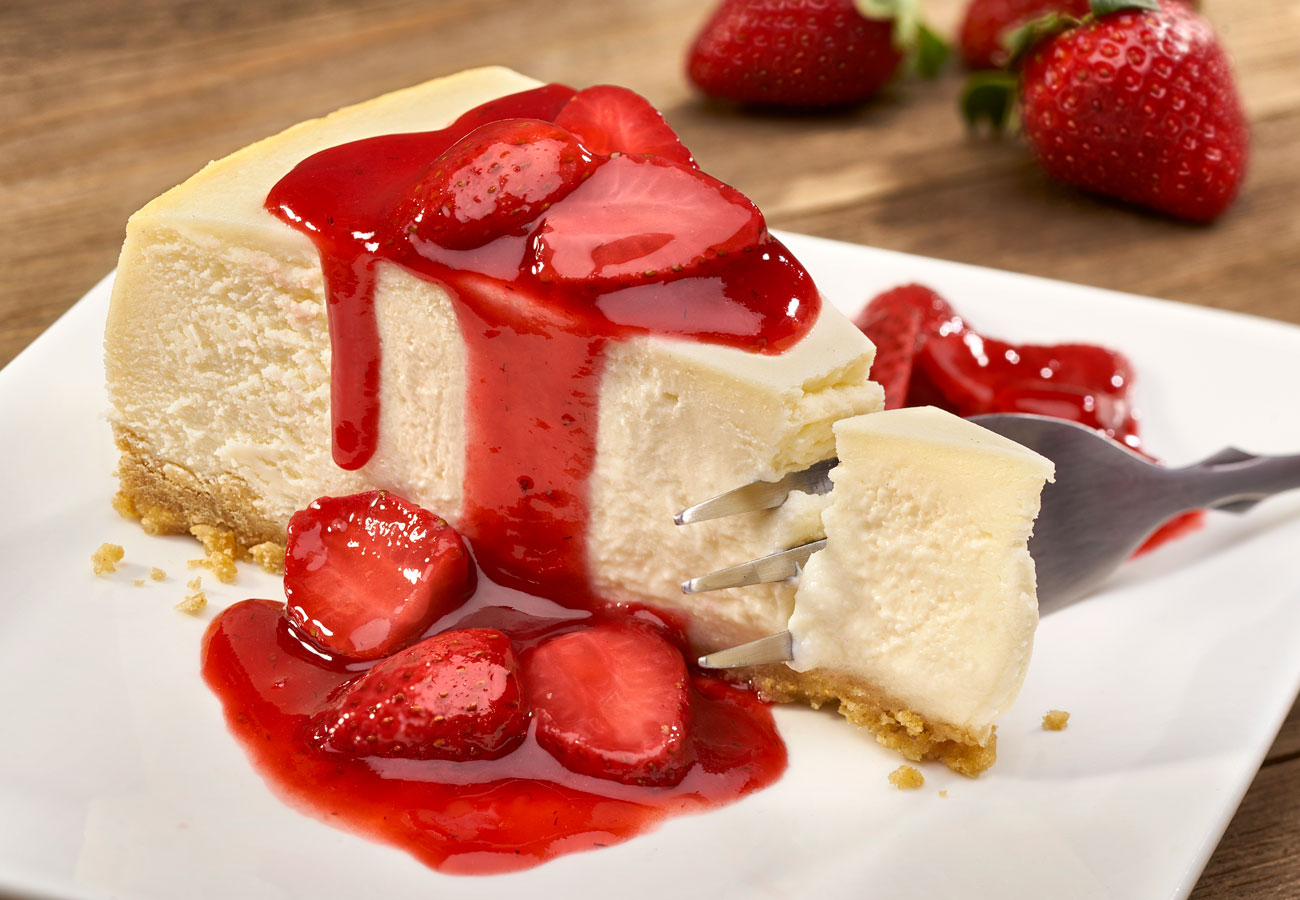 SicilianCheesecakeWithStrawberries